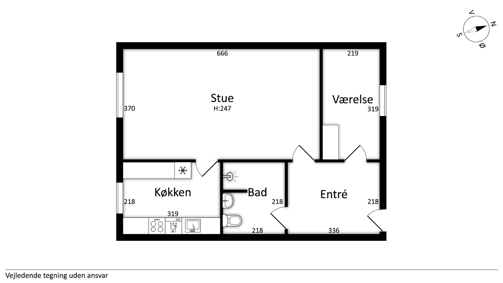 Visual presentation of the listing