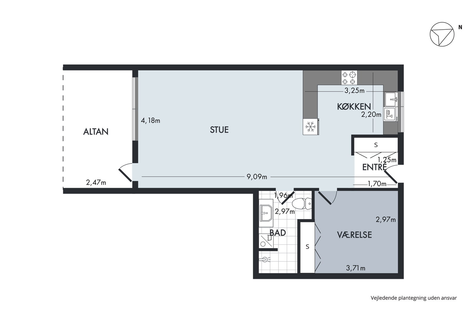 Visual presentation of the listing