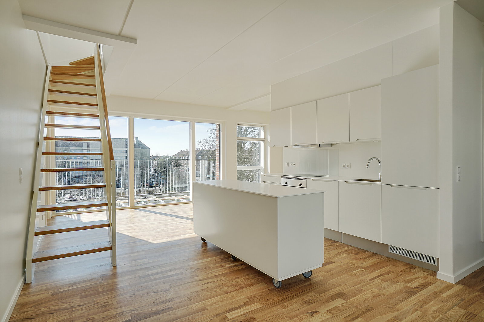 apartment Two-level home with private outdoor spaces on Amager