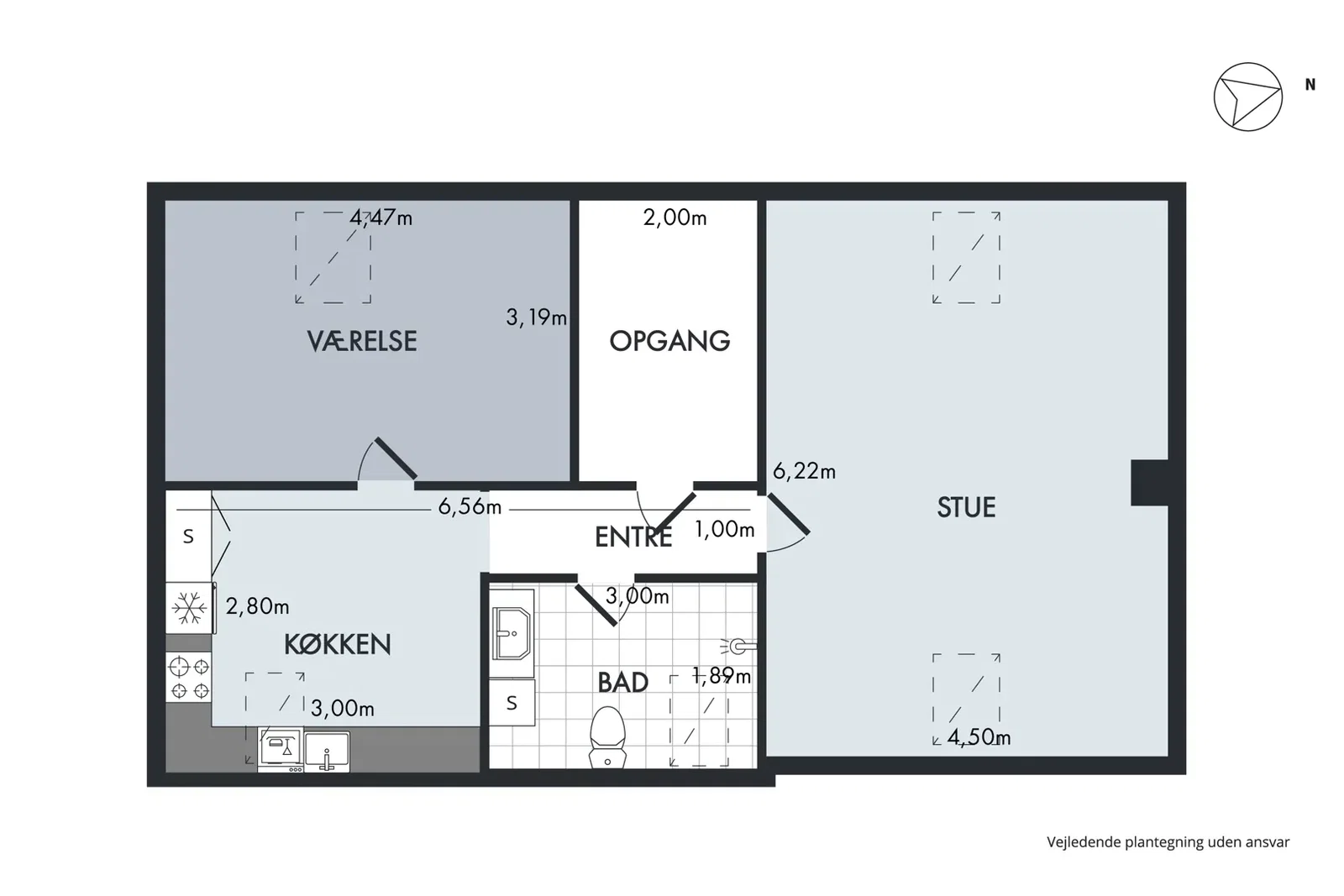 Visual presentation of the listing