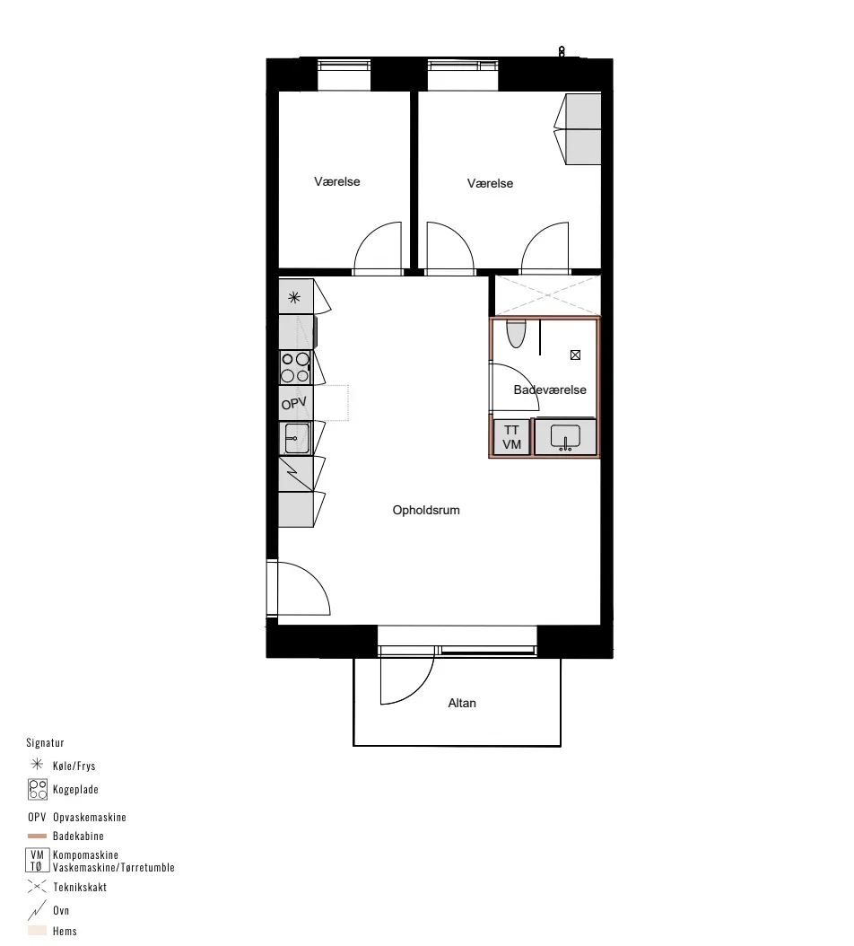 Visual presentation of the listing