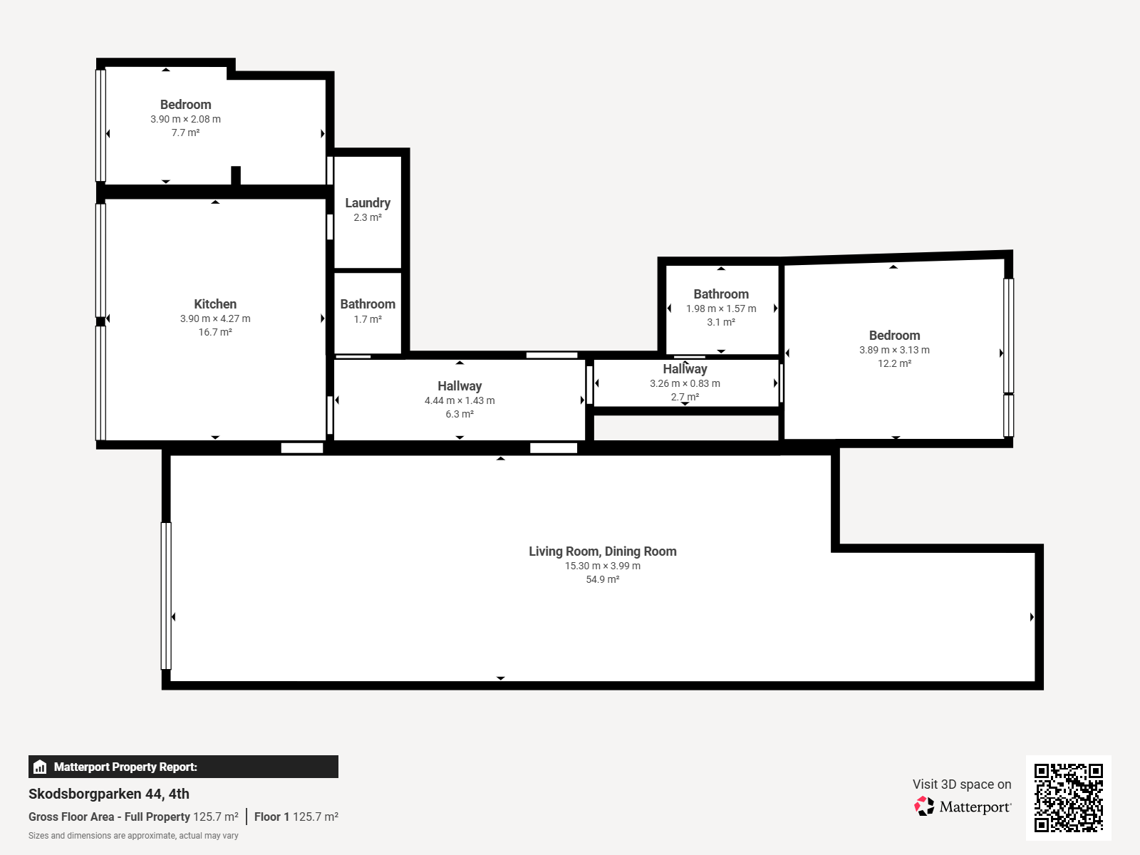 Visual presentation of the listing