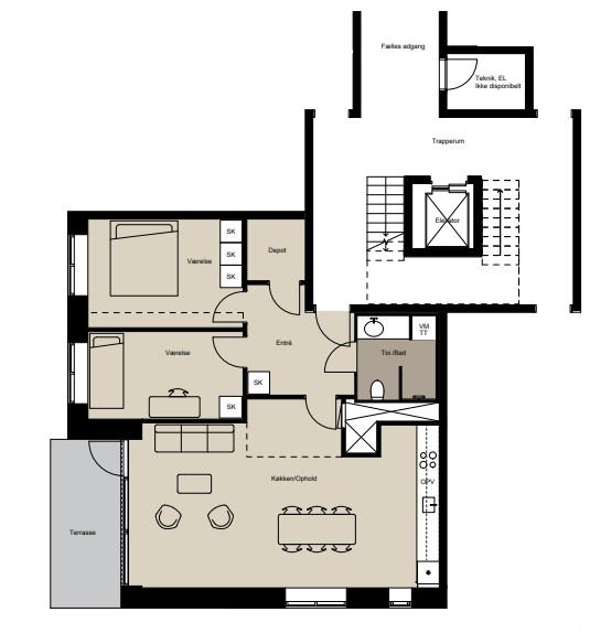 Visual presentation of the listing