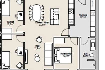 Visual presentation of the listing