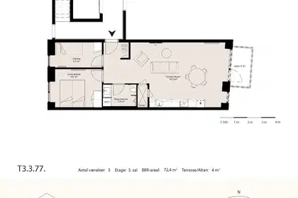 Visual presentation of the listing