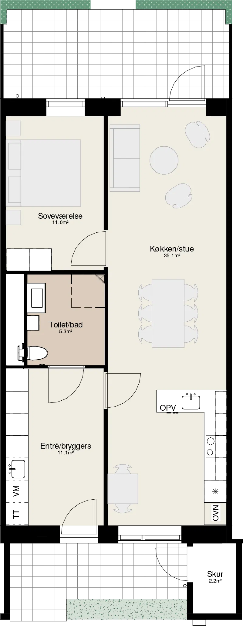 Visual presentation of the listing