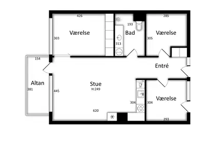 Visual presentation of the listing