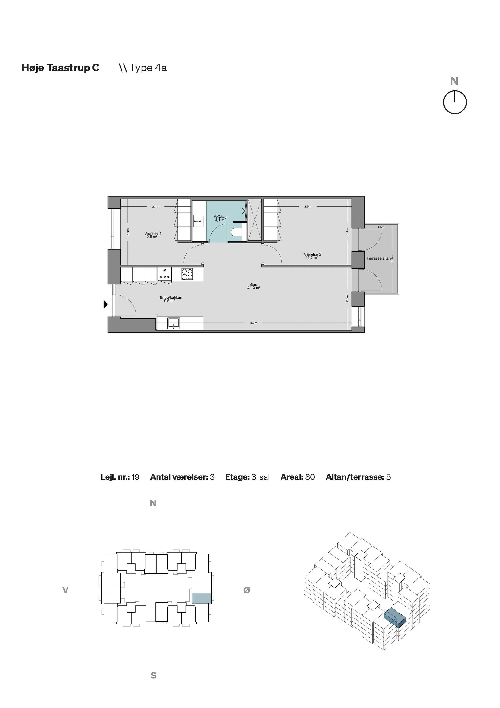 Visual presentation of the listing