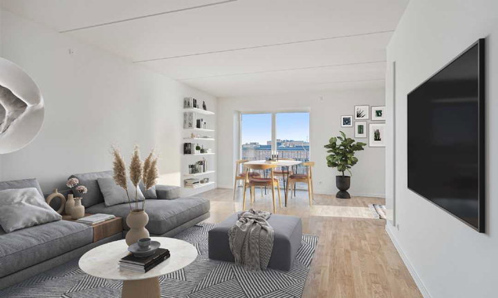 Fri udsigt til Fælleden fra egen tagterrasse - Else Alfelts Vej, København S - 0