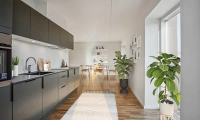 Fri udsigt til Fælleden fra egen tagterrasse - Else Alfelts Vej, København S - 4