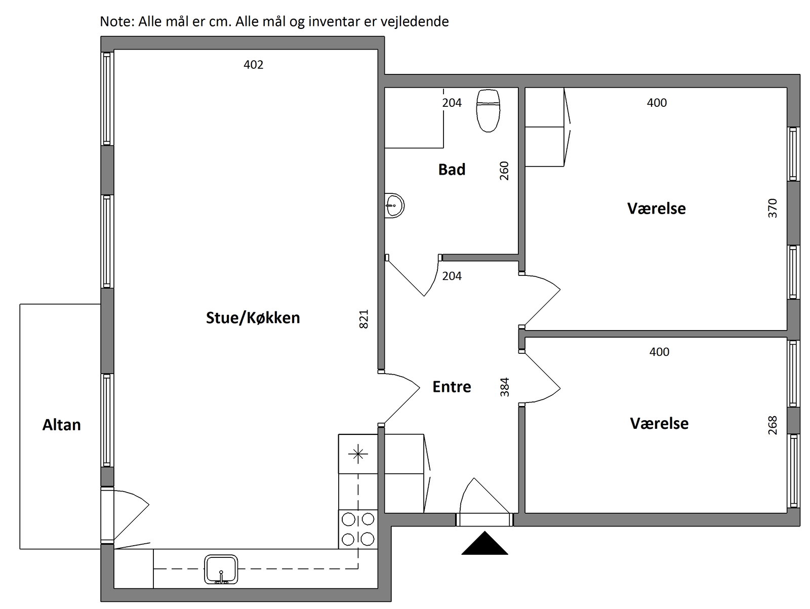 Visual presentation of the listing