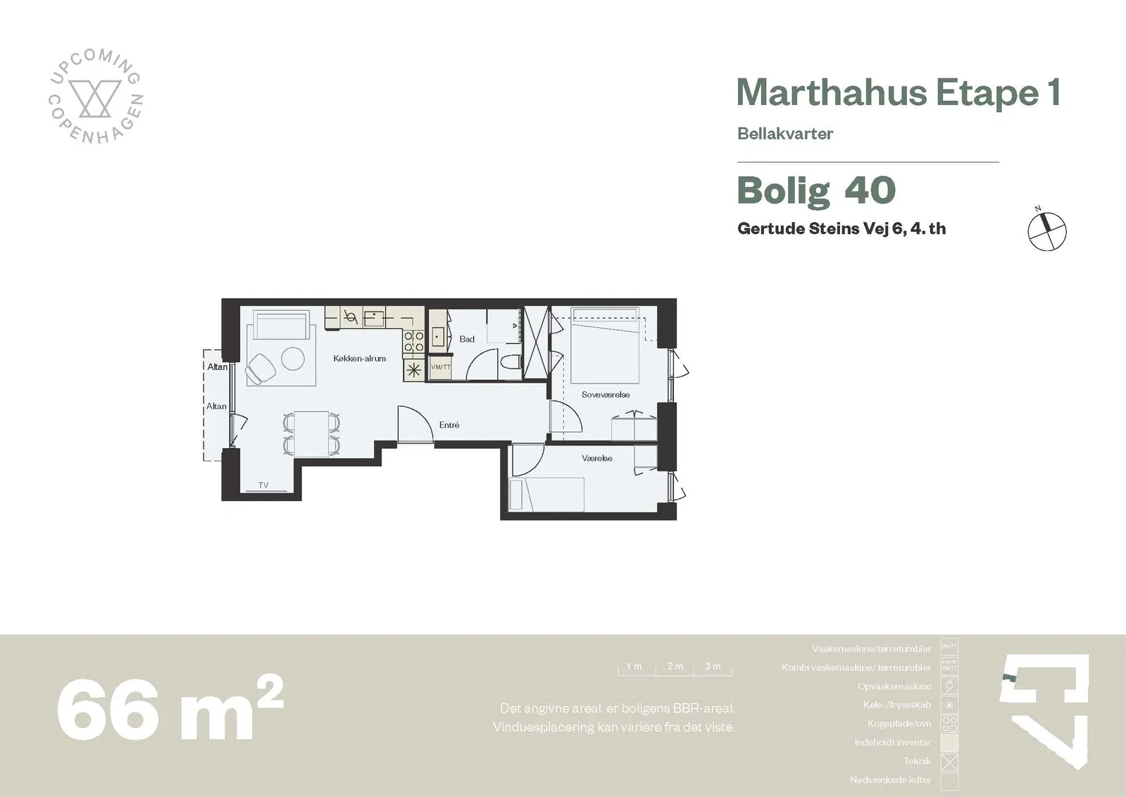 Visual presentation of the listing