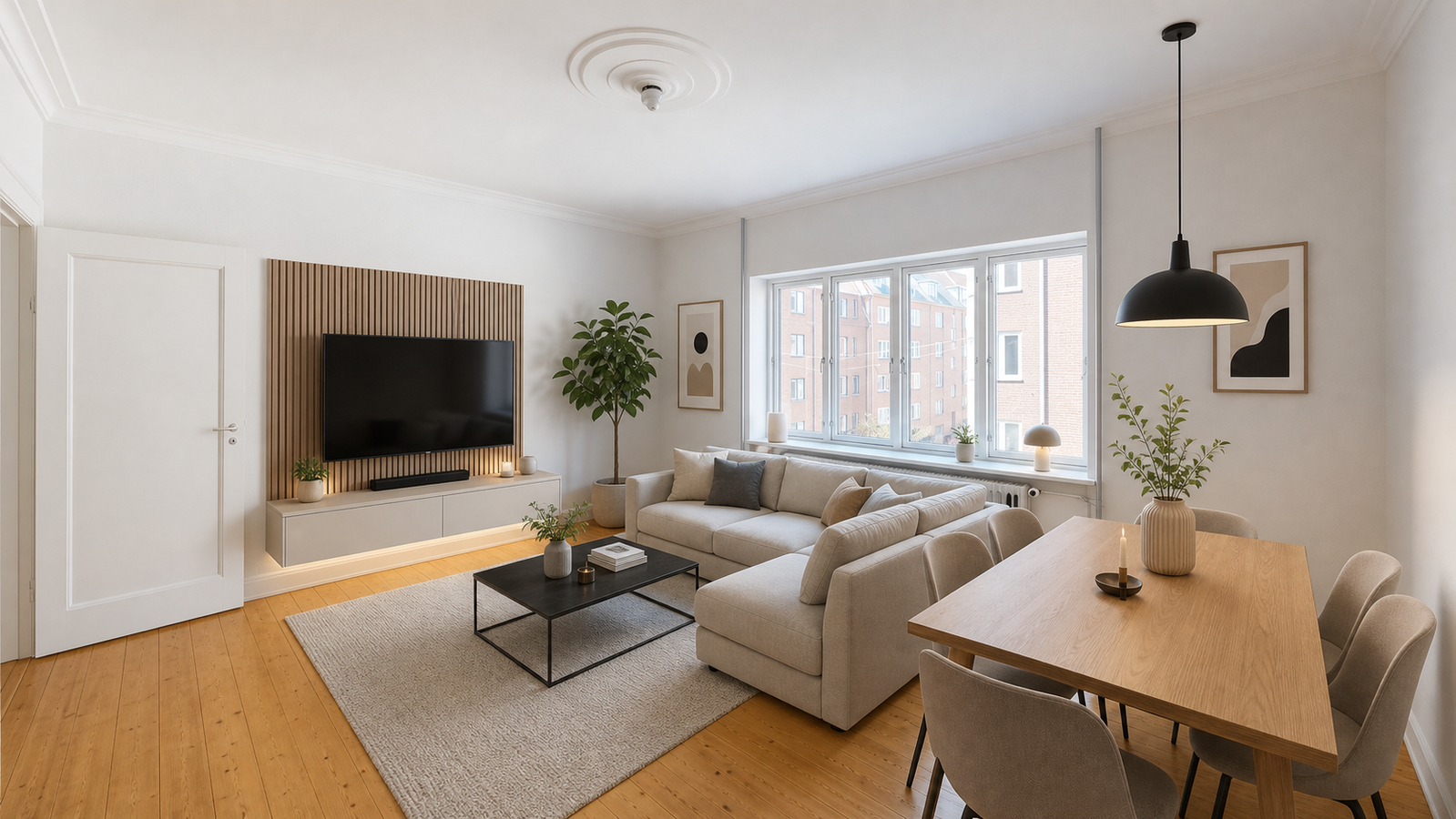 Visual presentation of the listing