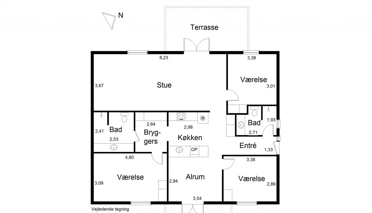 Visual presentation of the listing