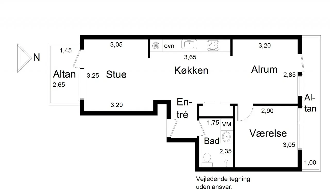 Visual presentation of the listing
