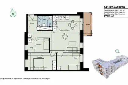 Visual presentation of the listing