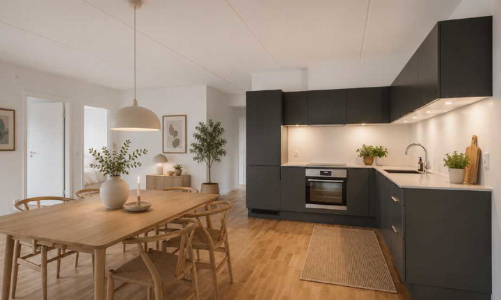 Skøn lejebolig med 3 soveværelser og stor altan - Else Alfelts Vej, København S - 0