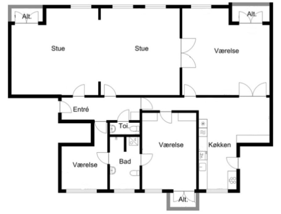 Visual presentation of the listing