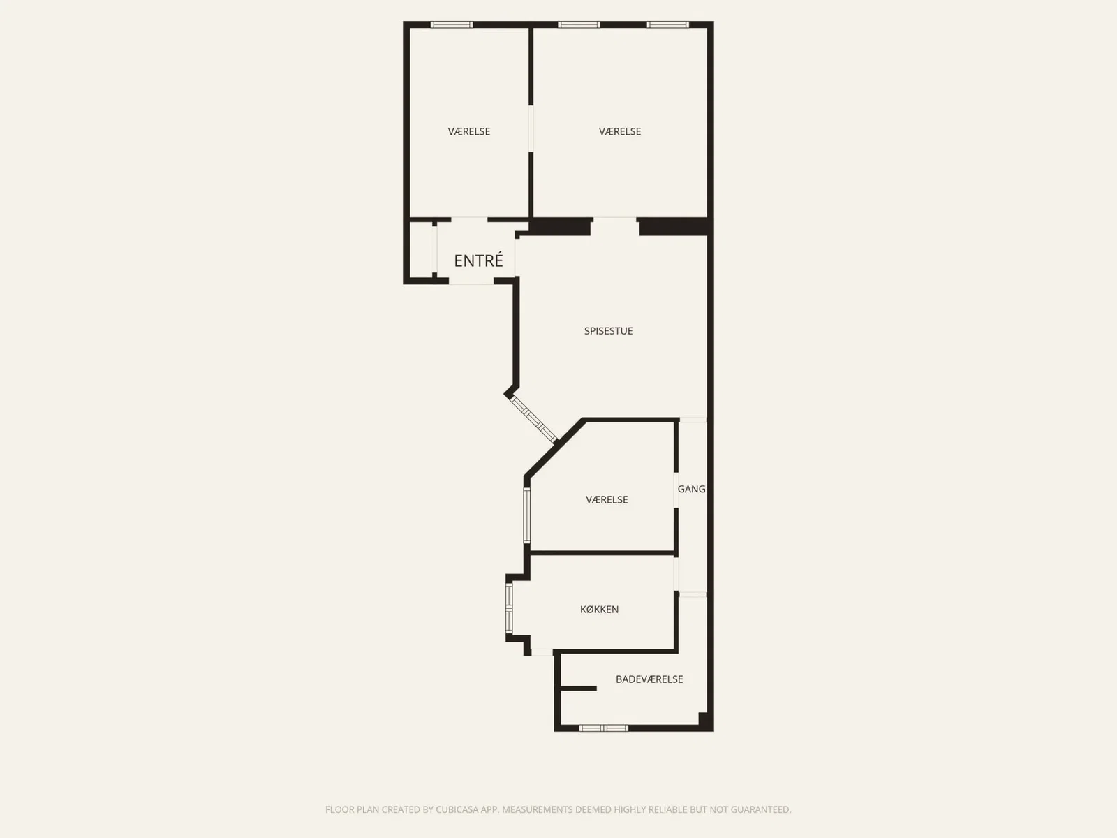 Visual presentation of the listing