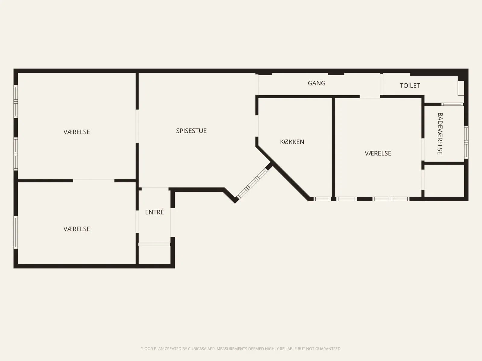 Visual presentation of the listing
