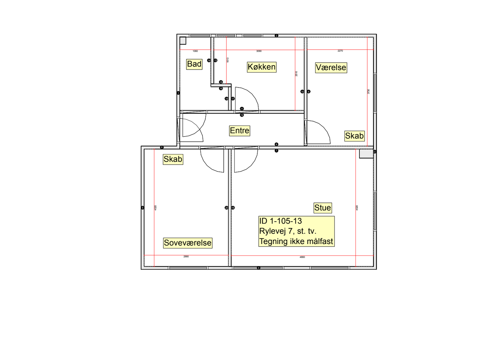 Visual presentation of the listing