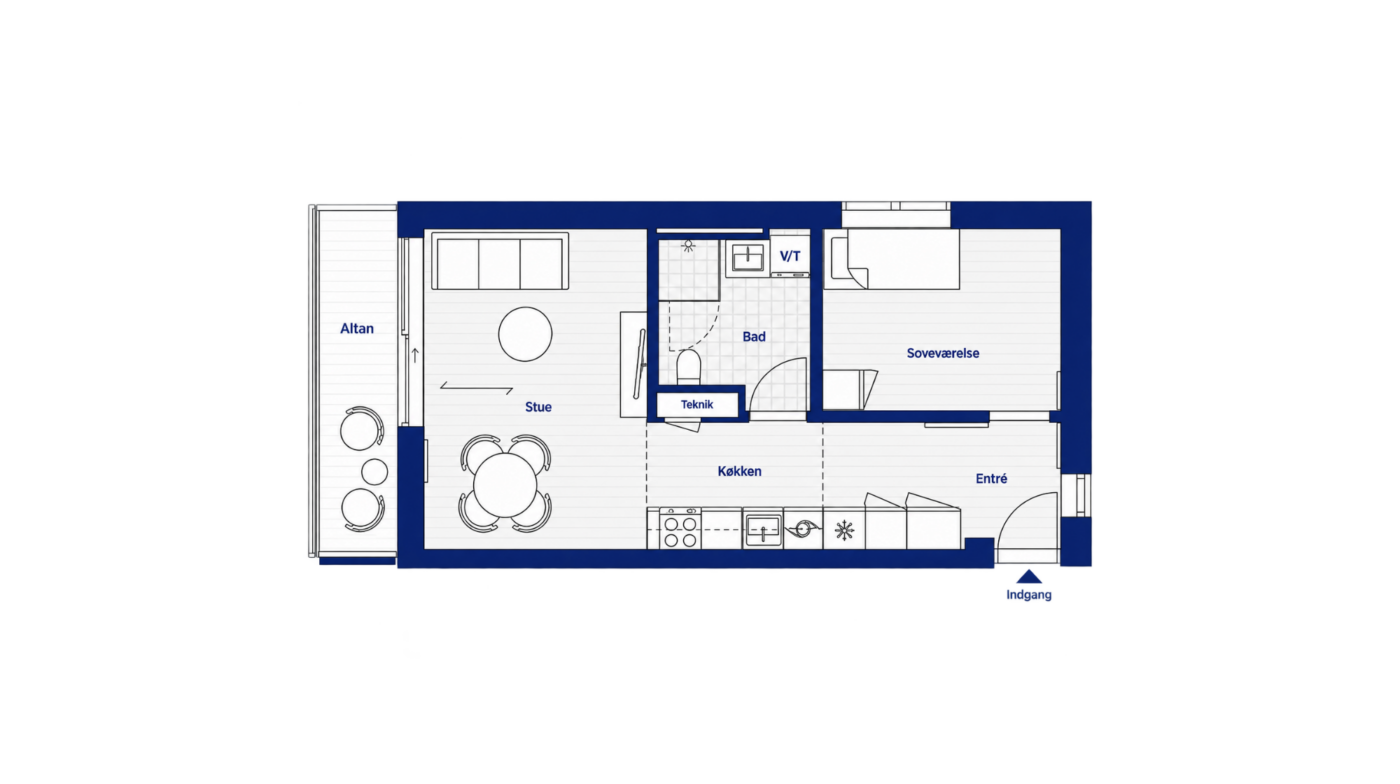 Visual presentation of the listing