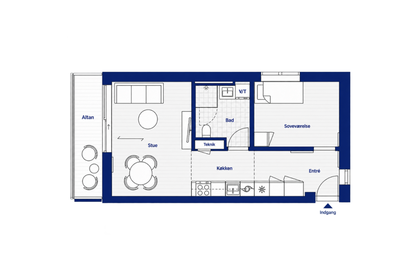 Visual presentation of the listing