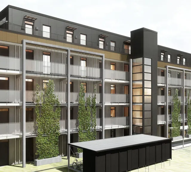 apartment Lys 2-værelses lejlighed med stor altan