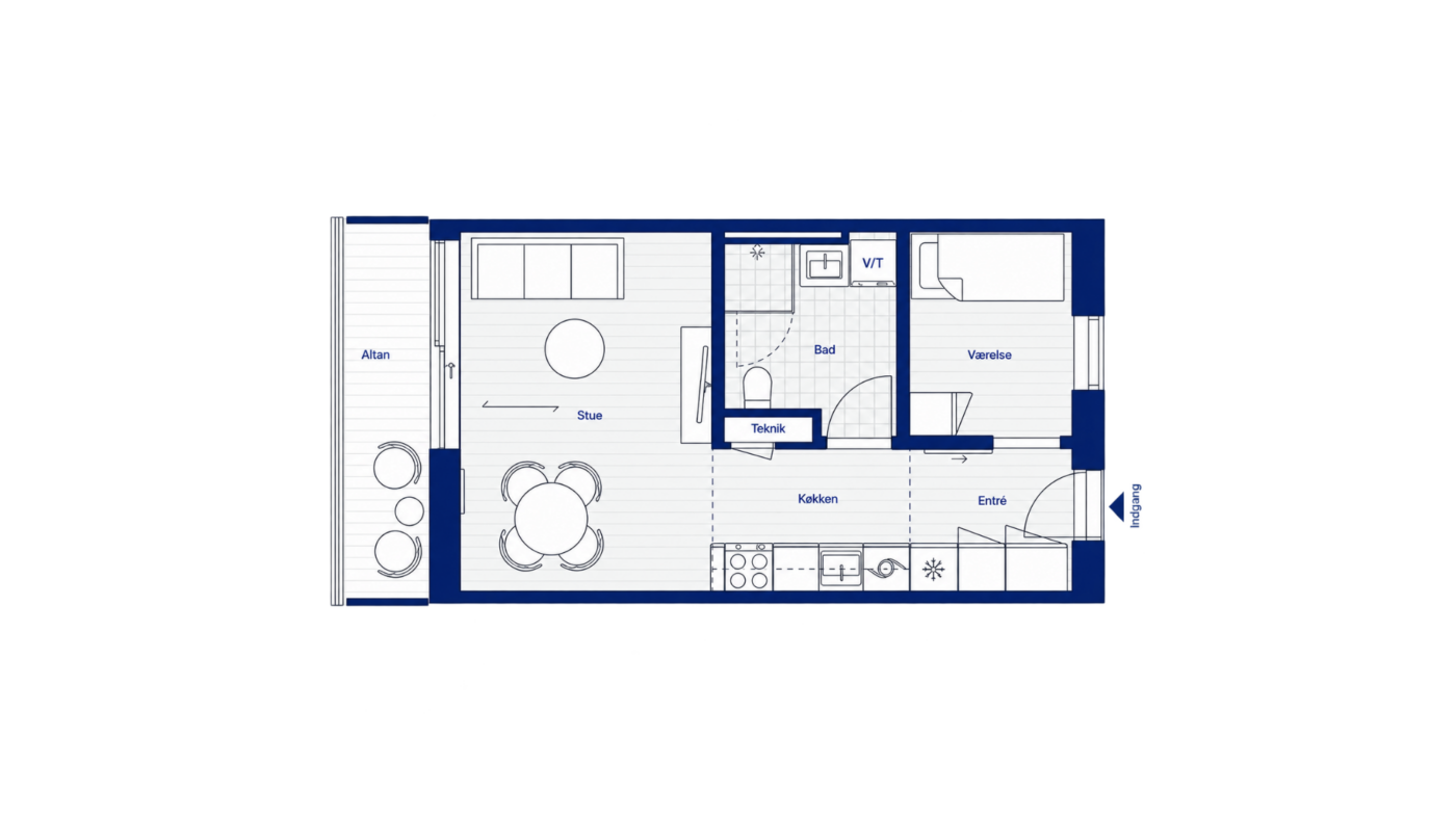 Visual presentation of the listing