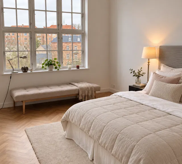apartment Bright 2-room apartment with balcony by the Odense River