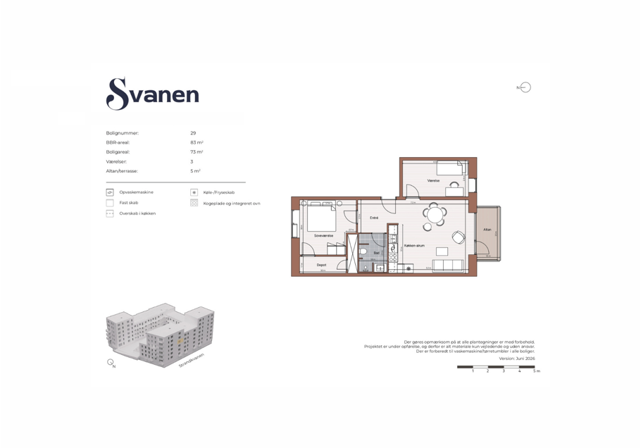 Visual presentation of the listing