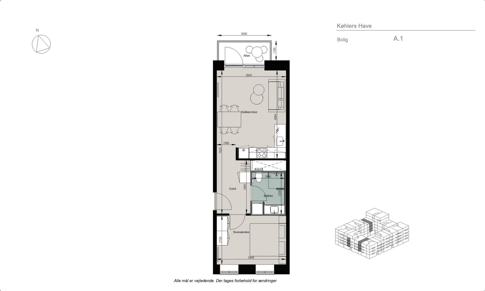 Visual presentation of the listing