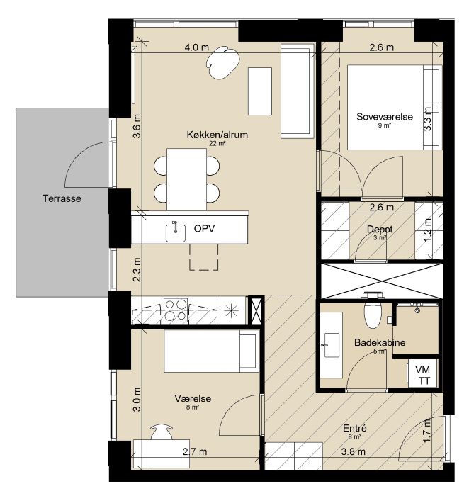 Visual presentation of the listing