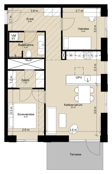 Visual presentation of the listing