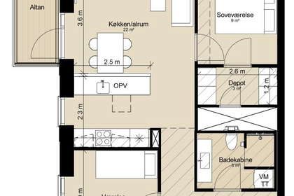 Visual presentation of the listing