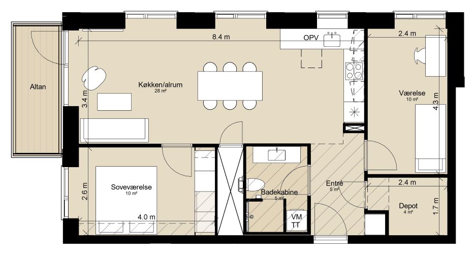 Visual presentation of the listing