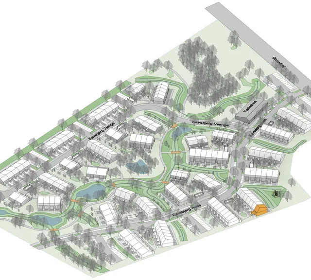townhouse Rækkehus i to plan i moderne bofællesskab