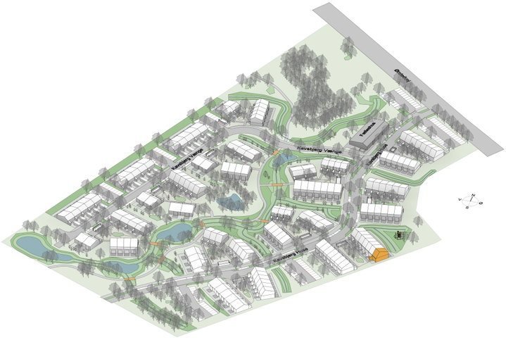 Two-storey townhouse in a modern cohousing community - Kavsbjerg Huse, Viby Sjælland - 0