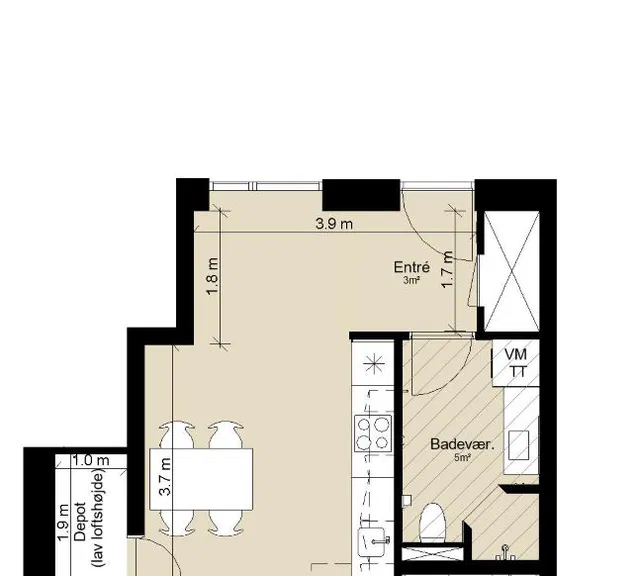 apartment Generational Home in a Modern Co-housing Community