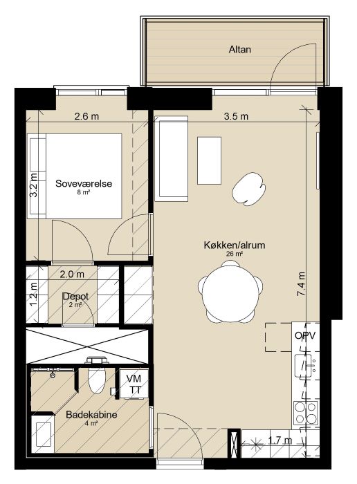 Visual presentation of the listing