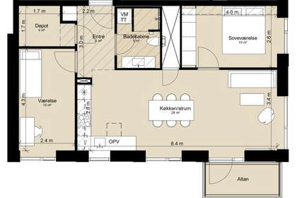 Visual presentation of the listing