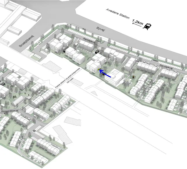 apartment Point Blocks in a Modern Cohousing Community