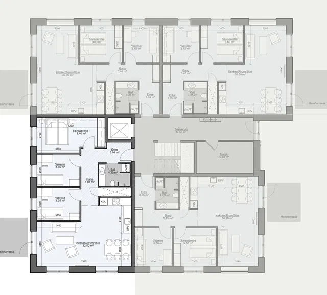 apartment Lejlighed i moderne bofællesskab