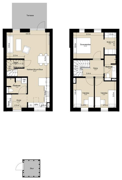 Rækkehus i moderne bofællesskab - Randøjevej, Hvidovre - 1