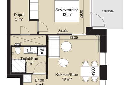 Visual presentation of the listing