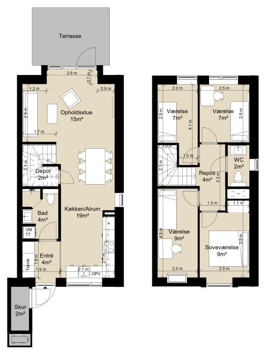 Visual presentation of the listing