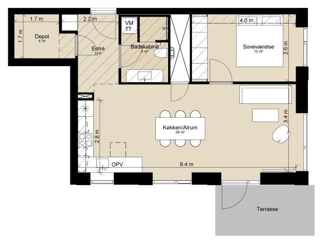 Visual presentation of the listing