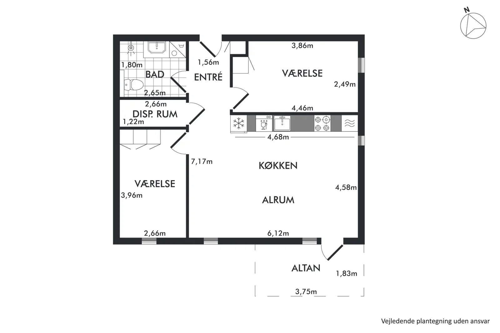 Visual presentation of the listing