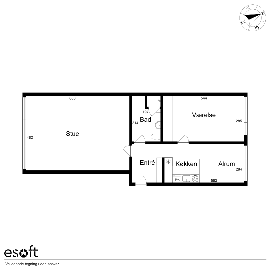 Visual presentation of the listing