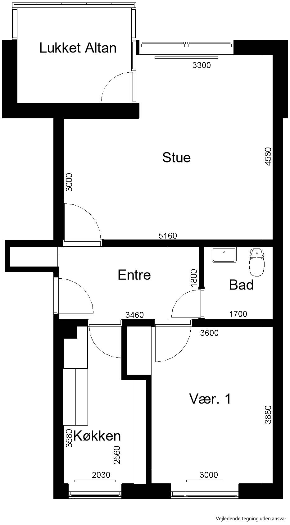 Visual presentation of the listing